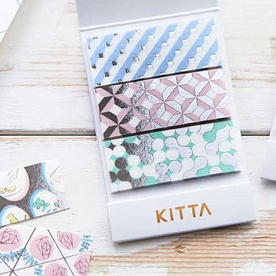KITTA Portable Washi Decorative Tape  - Wide - Geometry