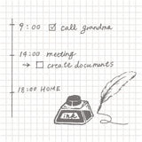 Kleid 2mm Grid Loose Leaf Diary - A5