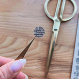 Sarica Studio Kraft Dictionary Dot Stickers