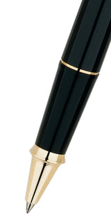 Townsend Black Lacquer Rollerball Pen Detail