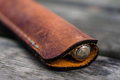 Galen Leather Single Pen Case/ Pouch