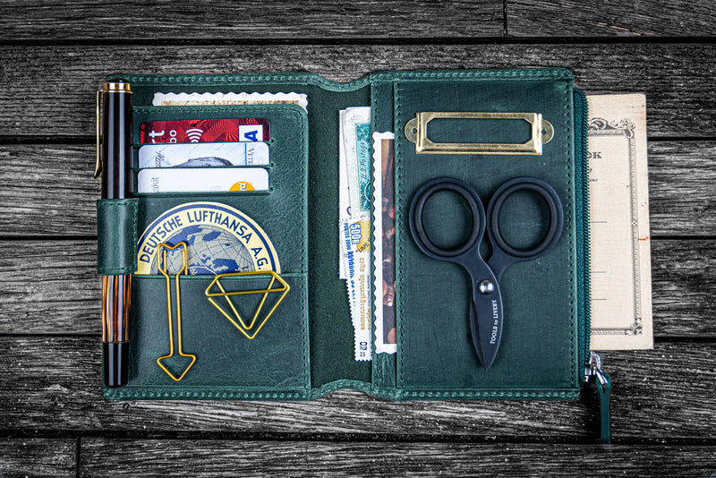 Galen Leather Traveler's Wallet Insert - Passport Size