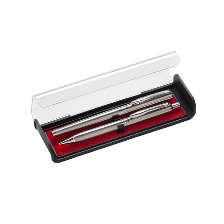 Pentel Libretto Pen & Pencil Set - Silver