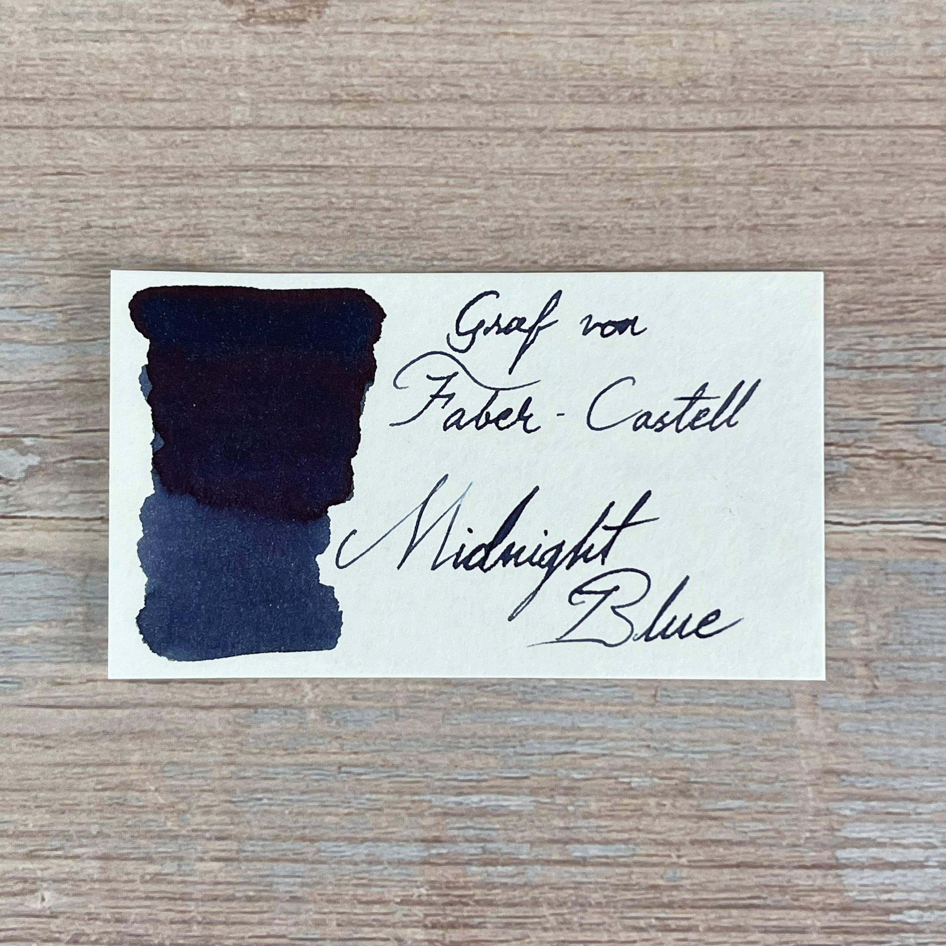 Graf von Faber-Castell Midnight Blue - 75ml Bottled Ink – Atlas