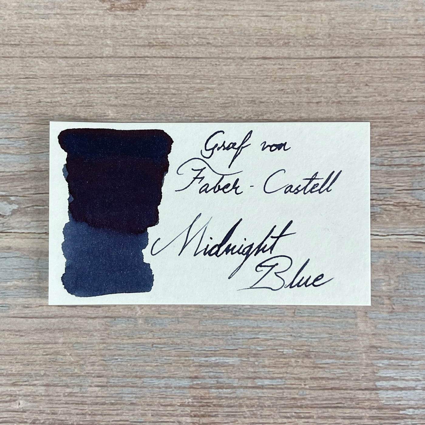 Graf von Faber-Castell Midnight Blue - 75ml Bottled Ink