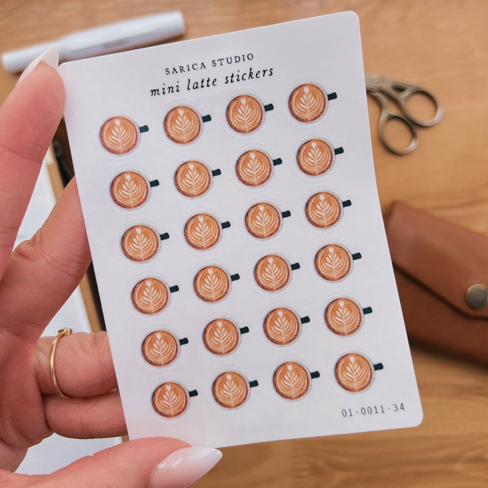Sarica Studio Mini Latte Stickers
