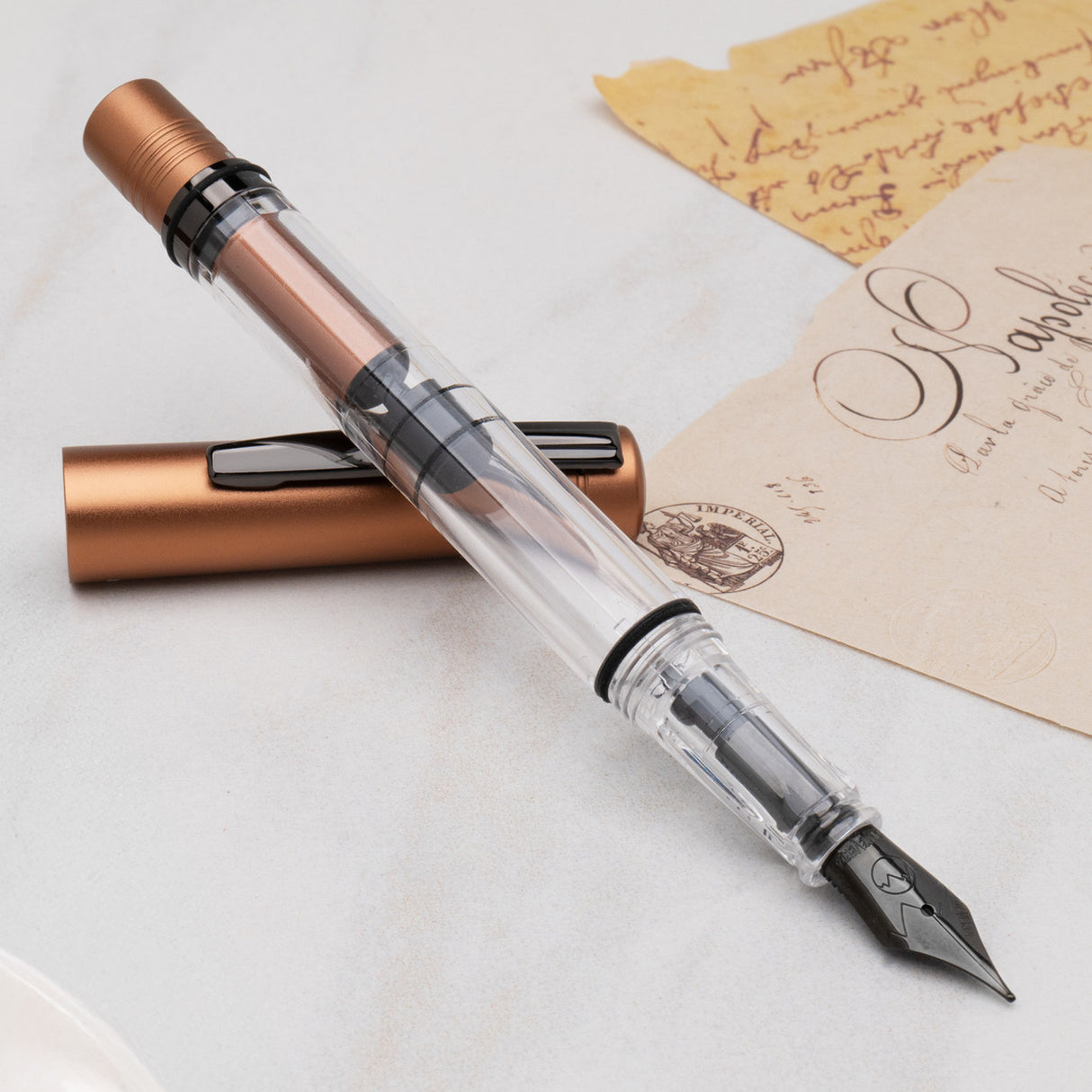 Monteverde MP1 Fountain Pen - Mocha Mousse (Limited Edition)