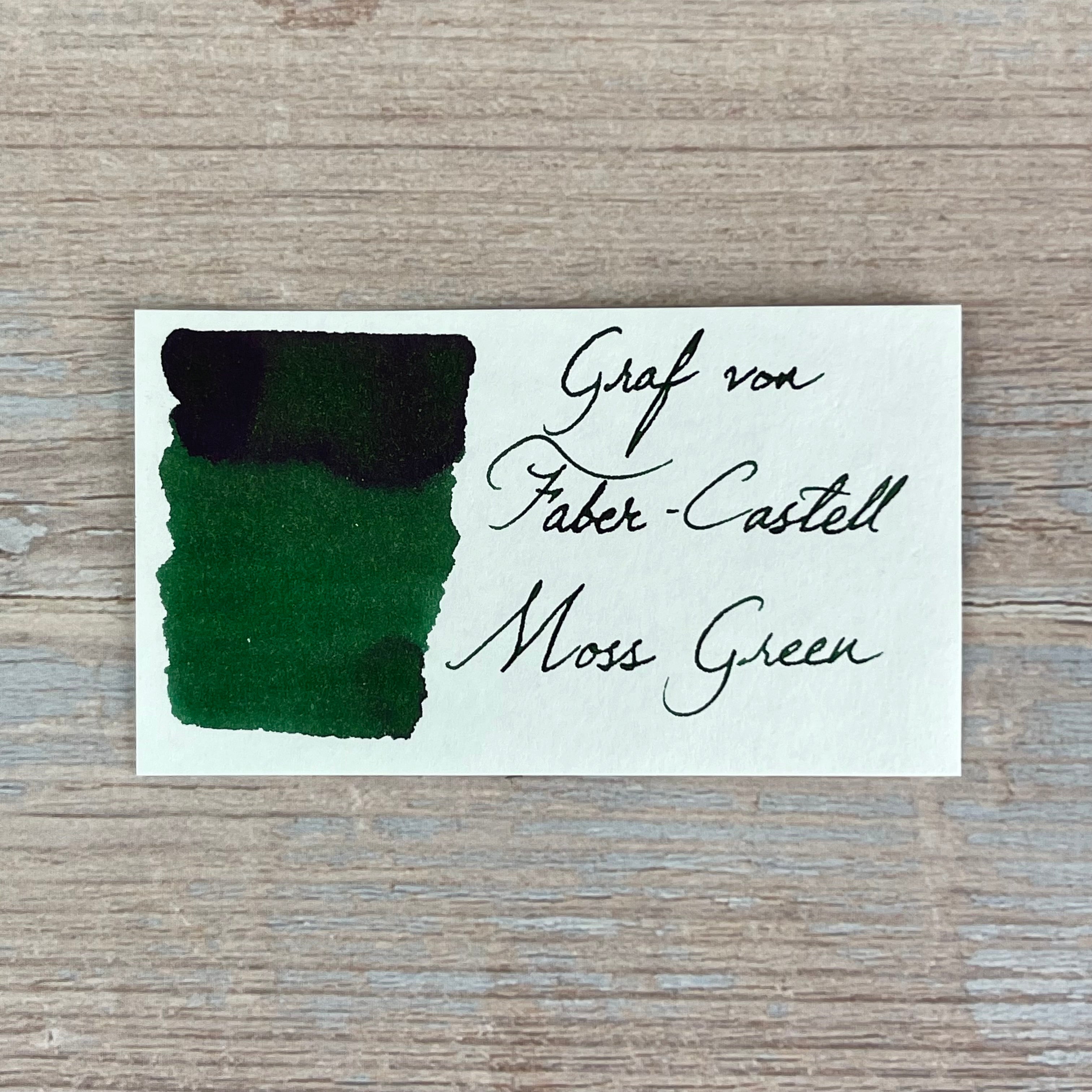 Graf von Faber-Castell Moss Green - 75ml Bottled Ink – Atlas