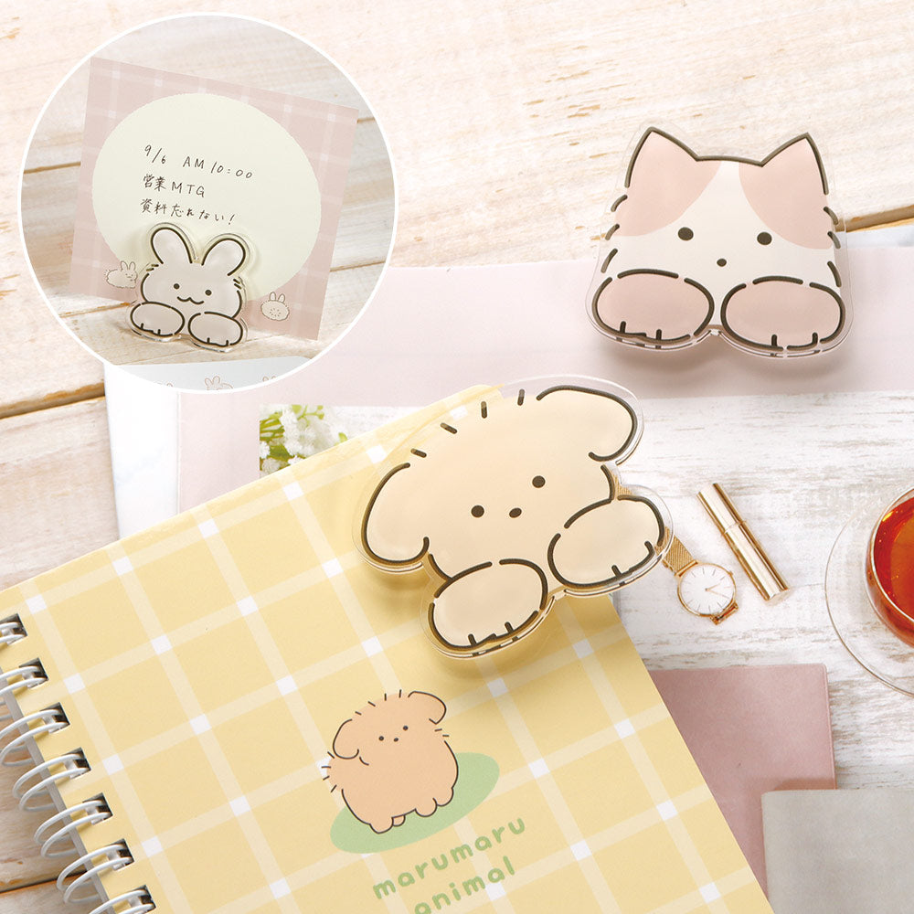 LABCLIP Marumaru Animal Acrylic Clip