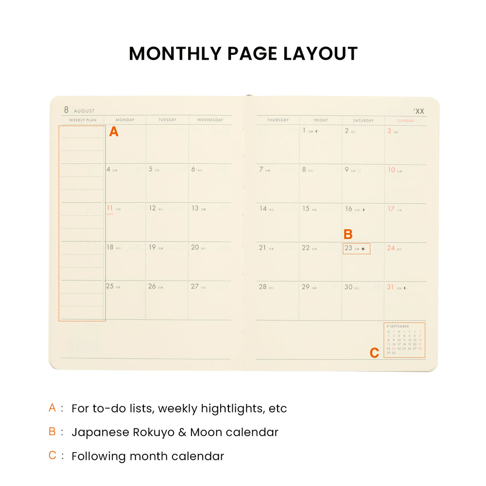 Hightide 2027 Weekly Diary Diary A6 Block