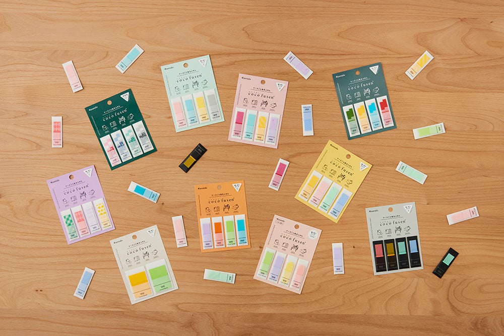 Kanmido Coco Fusen Shapes Sticky Notes - Medium
