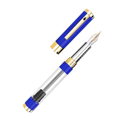 Diplomat Nexus Fountain Pen - Demo Blue (14kt Gold Nib)