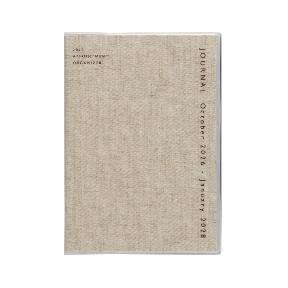 Hightide 2027 Monthly Square Diary coton A5