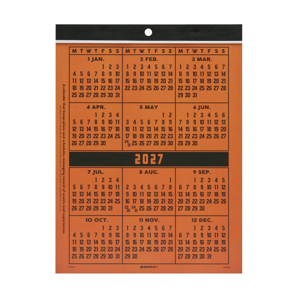 Penco 2027 Calendar