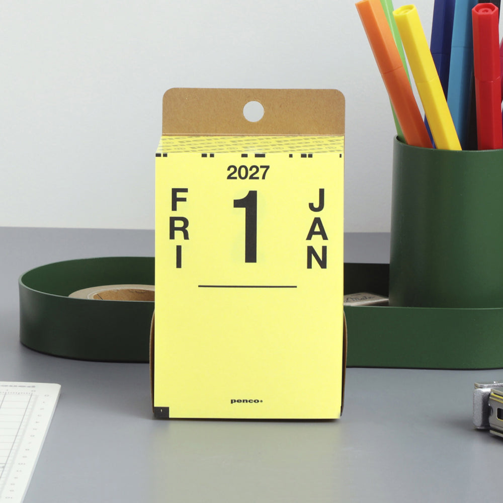 Penco 2027 Memo Block Calendar
