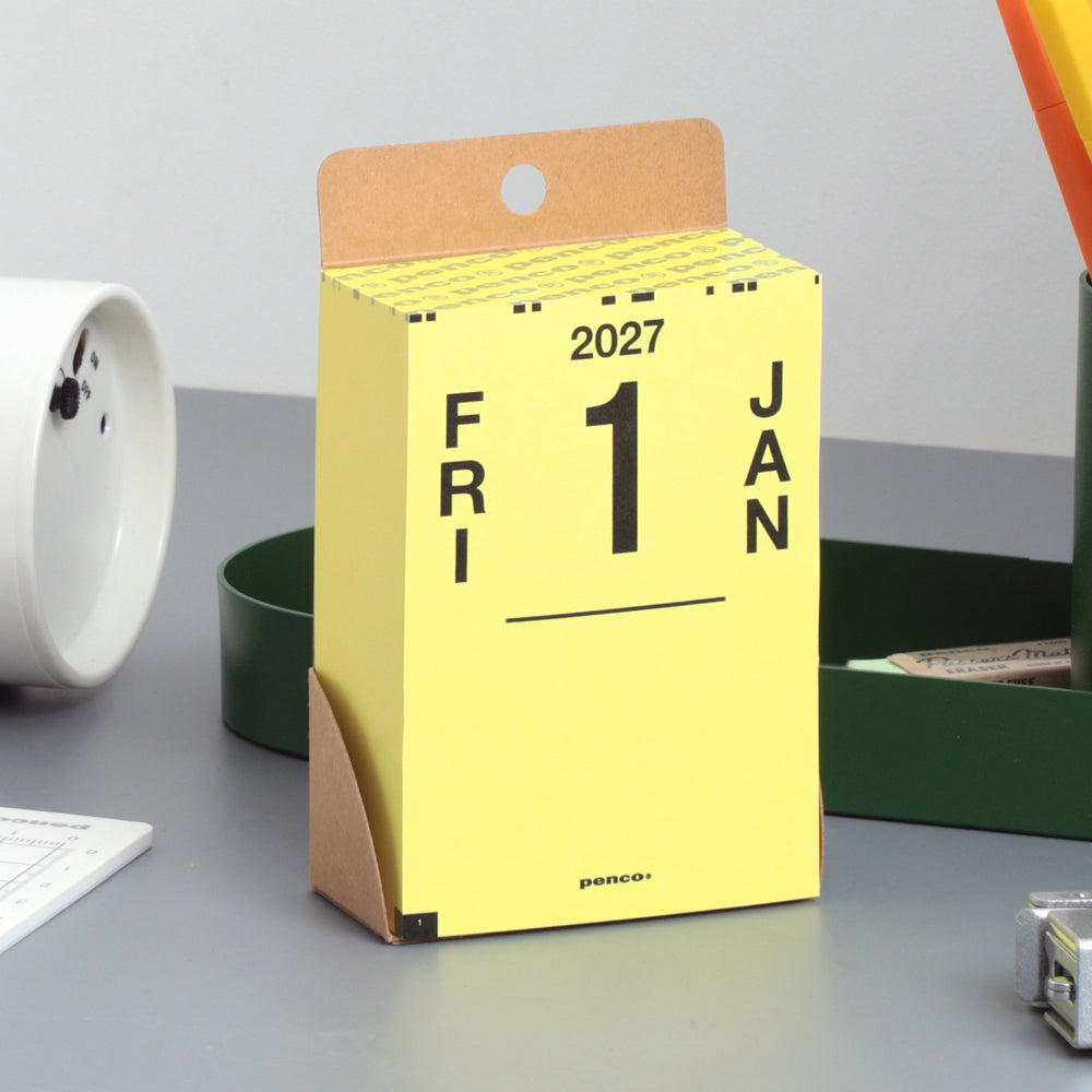 Penco 2027 Memo Block Calendar