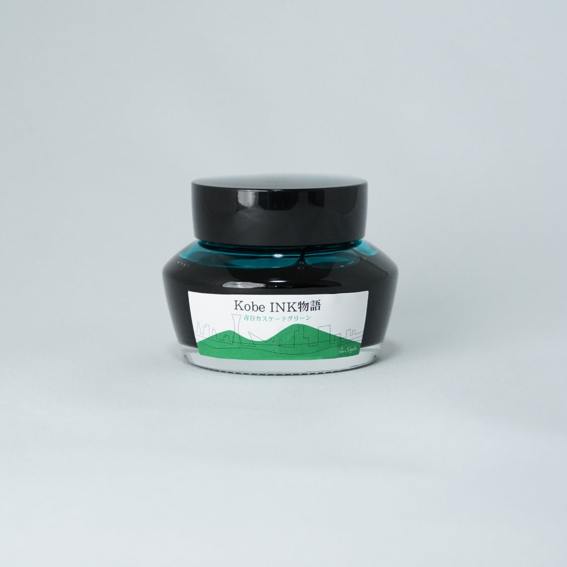 Nagasawa Kobe Ink 50ml Bottled Ink - Ink Story Vol. 47 Aotani Cascade Green