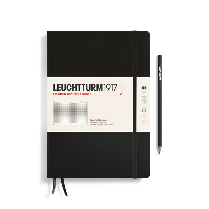 Leuchtturm B5 Composition Hardcover Notebook - Squared