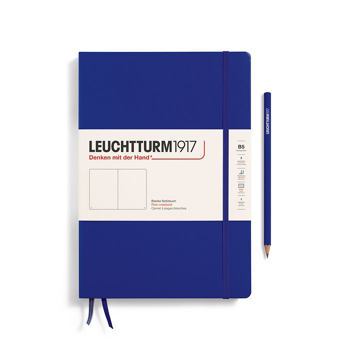 Leuchtturm B5 Composition Hardcover Notebook - Plain