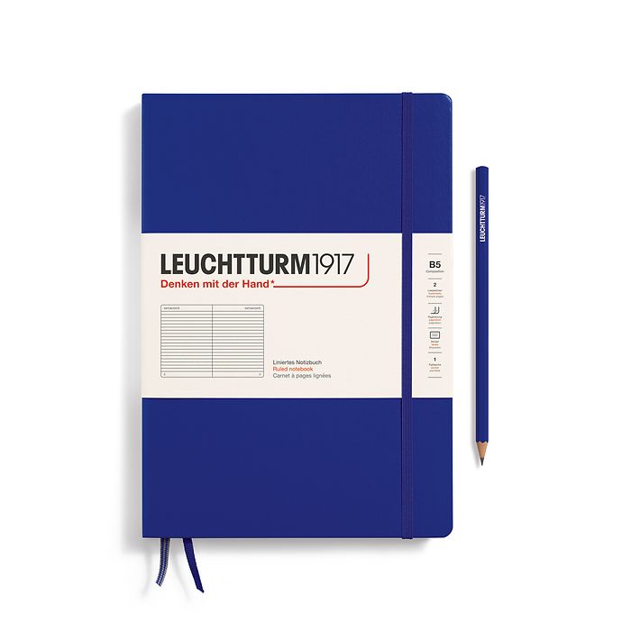 Leuchtturm B5 Composition Hardcover Notebook - Ruled