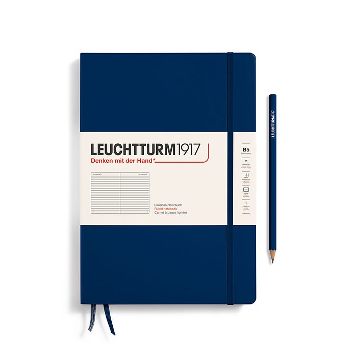 Leuchtturm B5 Composition Hardcover Notebook - Ruled