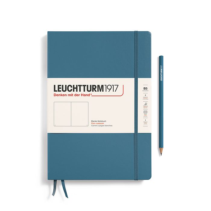 Leuchtturm B5 Composition Hardcover Notebook - Plain