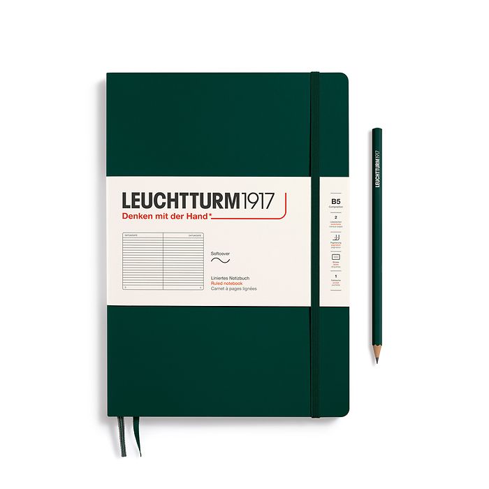 Leuchtturm B5 Softcover Notebook - Ruled