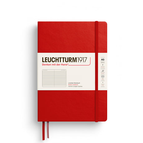 Leuchtturm A5 Hardcover Notebook - Ruled