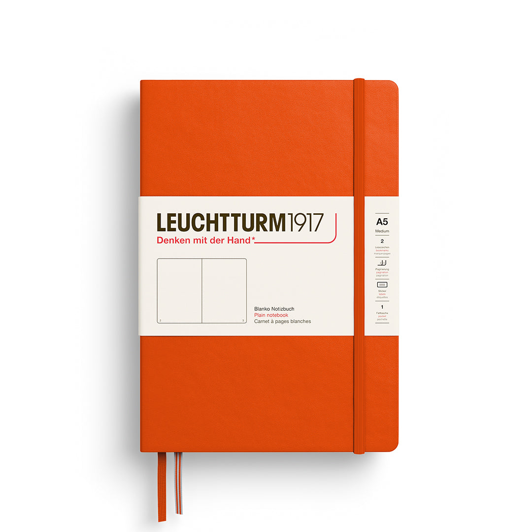Leuchtturm A5 Hardcover Notebook - Plain