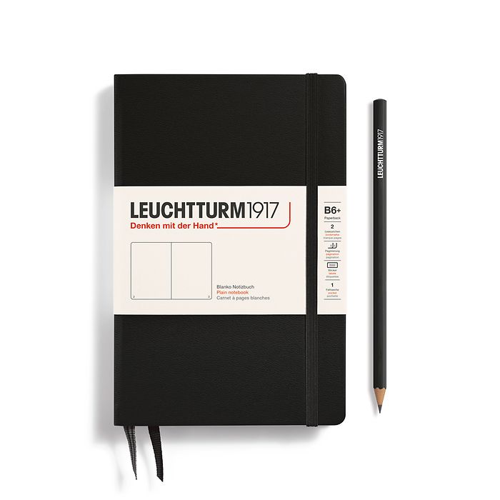 Leuchtturm B6+ Hardcover Notebook - Plain