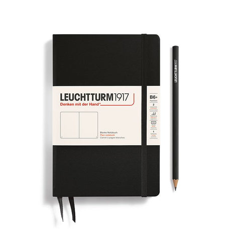 Leuchtturm B6+ Hardcover Notebook - Plain