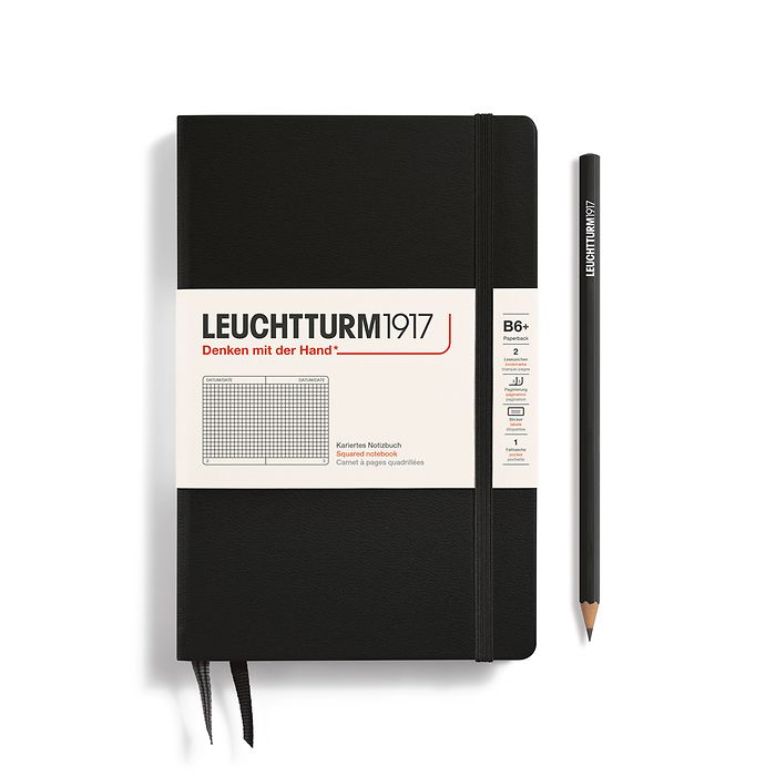 Leuchtturm B6+ Hardcover Notebook - Squared