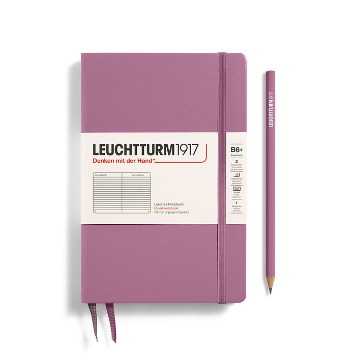 Leuchtturm B6+ Hardcover Notebook - Ruled