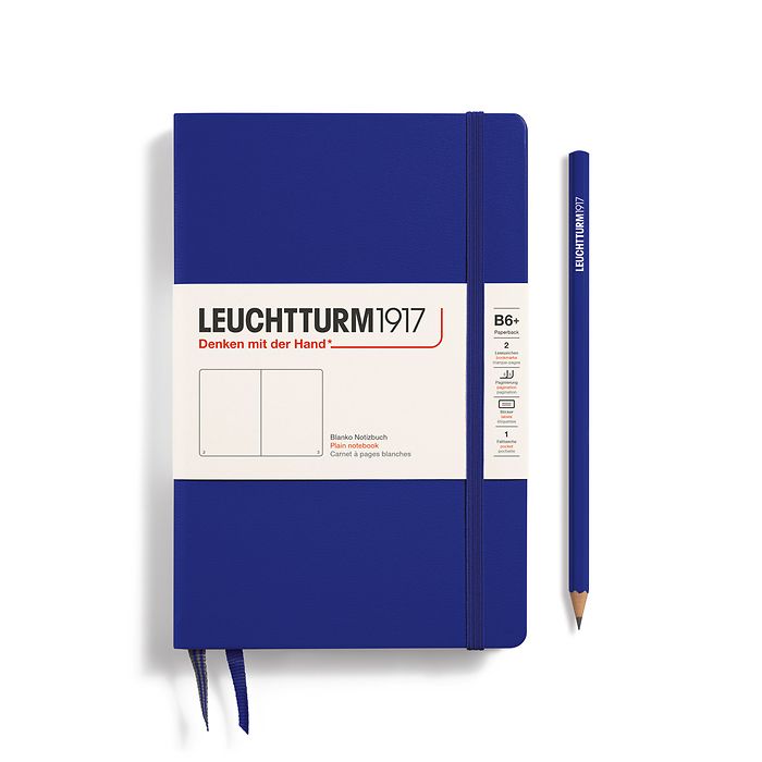 Leuchtturm B6+ Hardcover Notebook - Plain