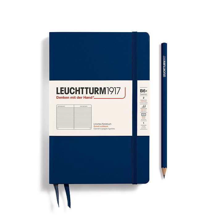 Leuchtturm B6+ Hardcover Notebook - Ruled