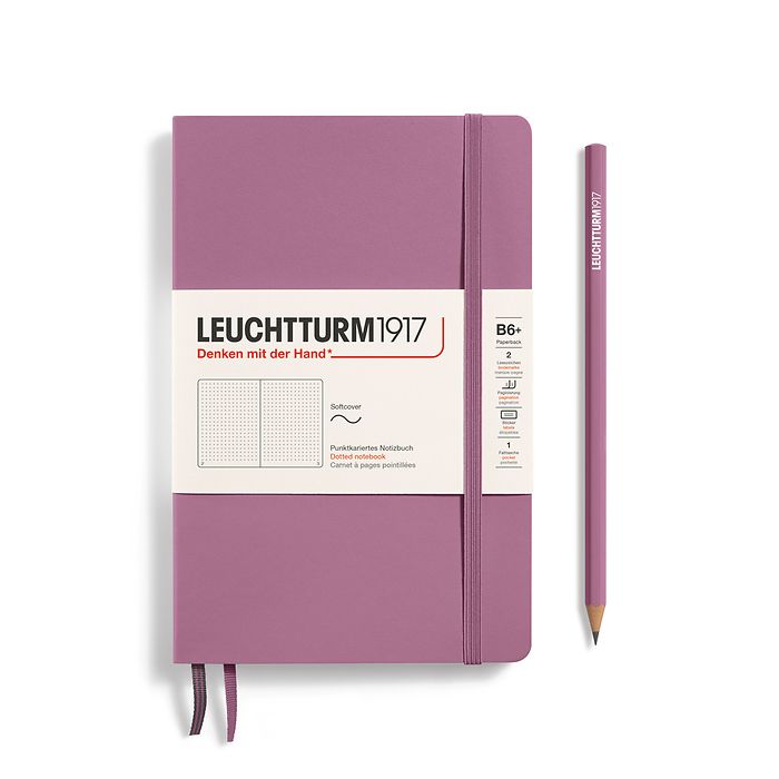 LEUCHTTURM1917 B6+ ノート 4冊セット Leuchtturm B6+ Softcover Notebook - Dot Grid – Atlas Stationers