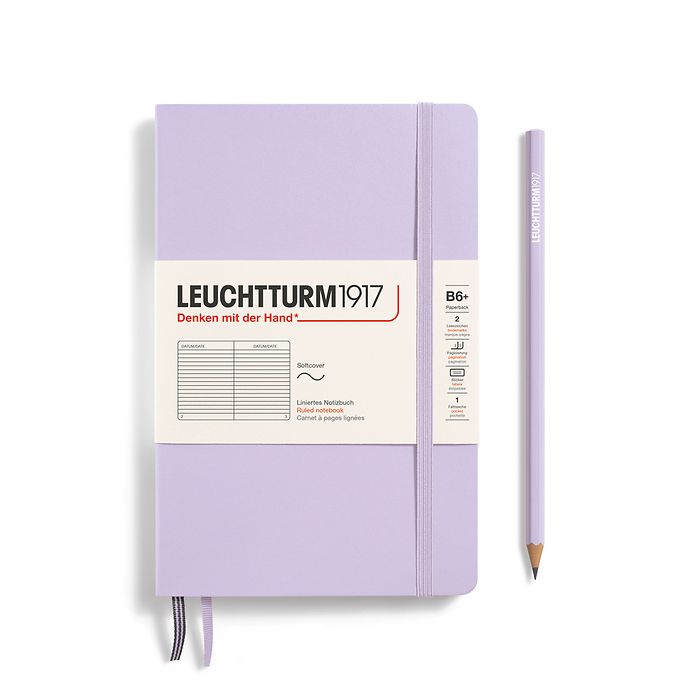 LEUCHTTURM1917 B6+ ノート 4冊セット Leuchtturm B6+ Softcover Notebook - Ruled – Atlas Stationers