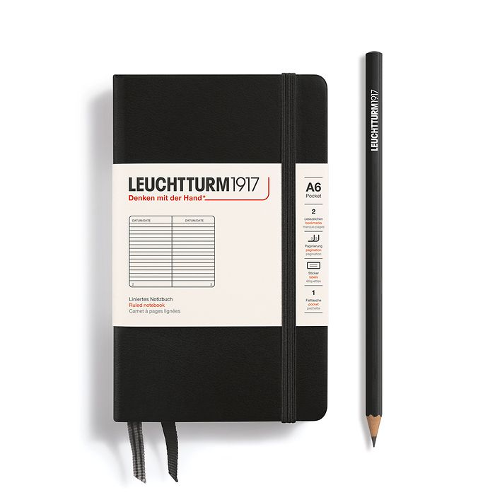 Leuchtturm A6 Hardcover Notebook - Ruled – Atlas Stationers