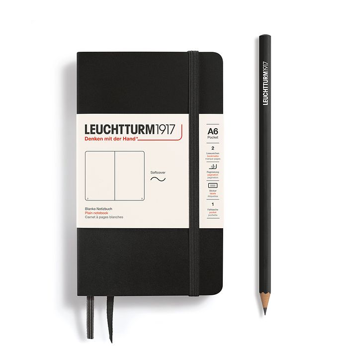 Leuchtturm A6 Softcover Notebook - Plain