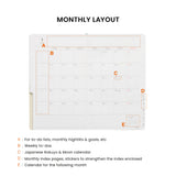 Hightide 2027 Weekly Diary Shade B6 Slim Vertical