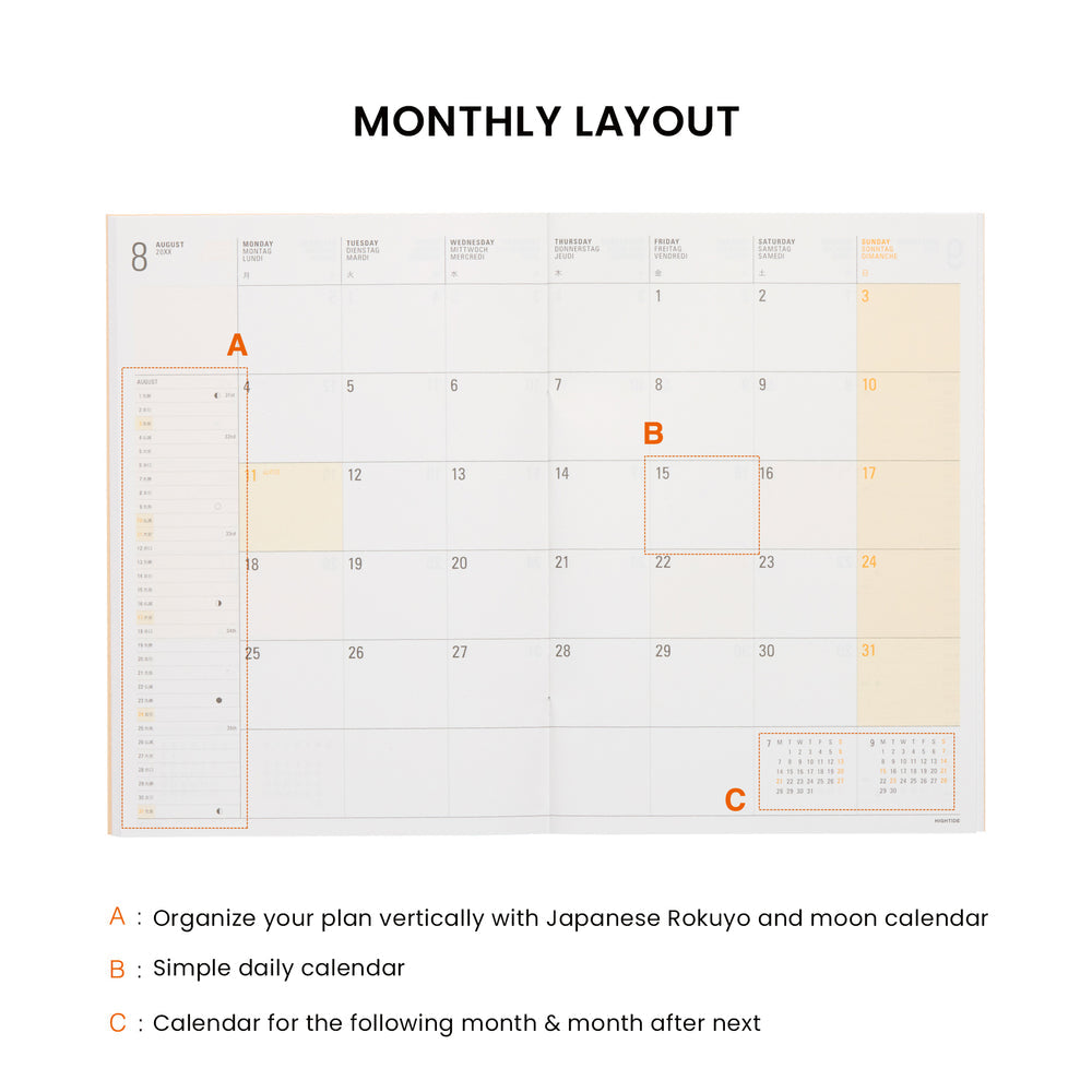 Hightide 2027 Planner Refills