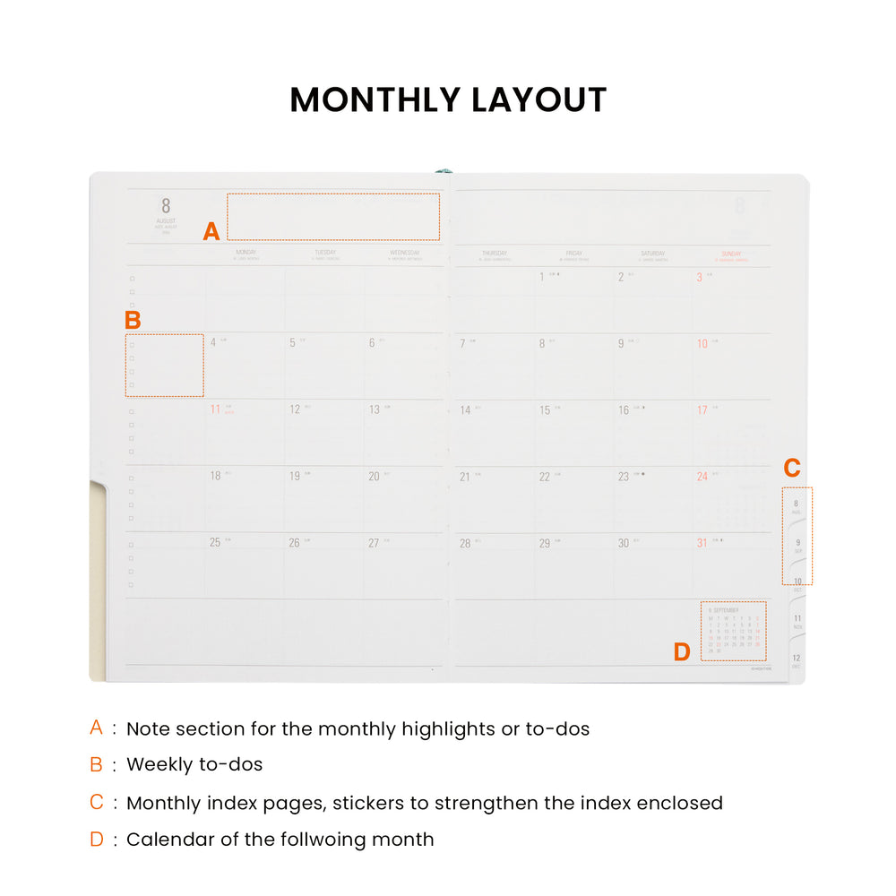 Hightide 2027 Planner Refills