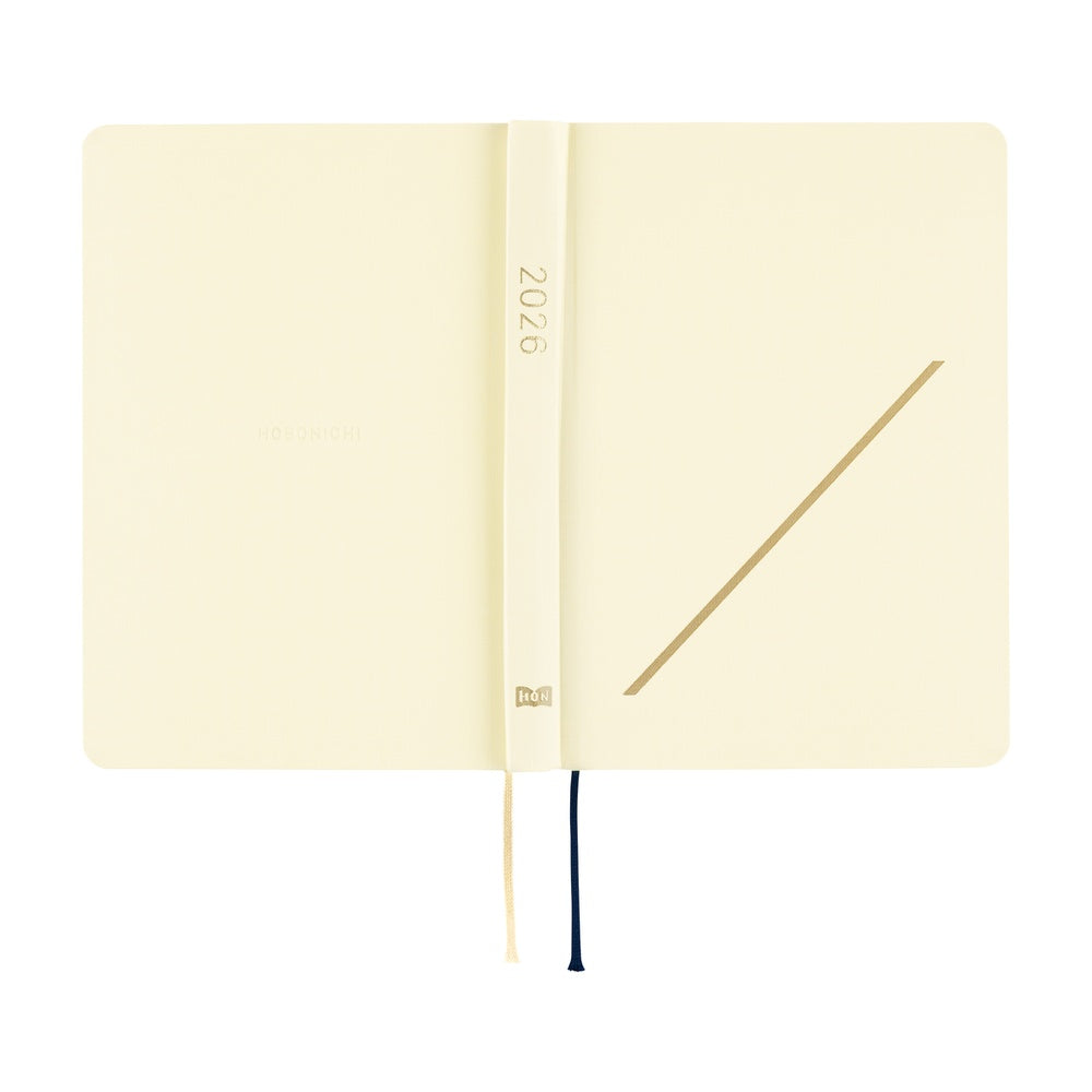 Hobonichi A6 Hon - Slash (Ivory)