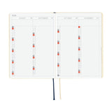 Hobonichi A6 Hon - Slash (Ivory)