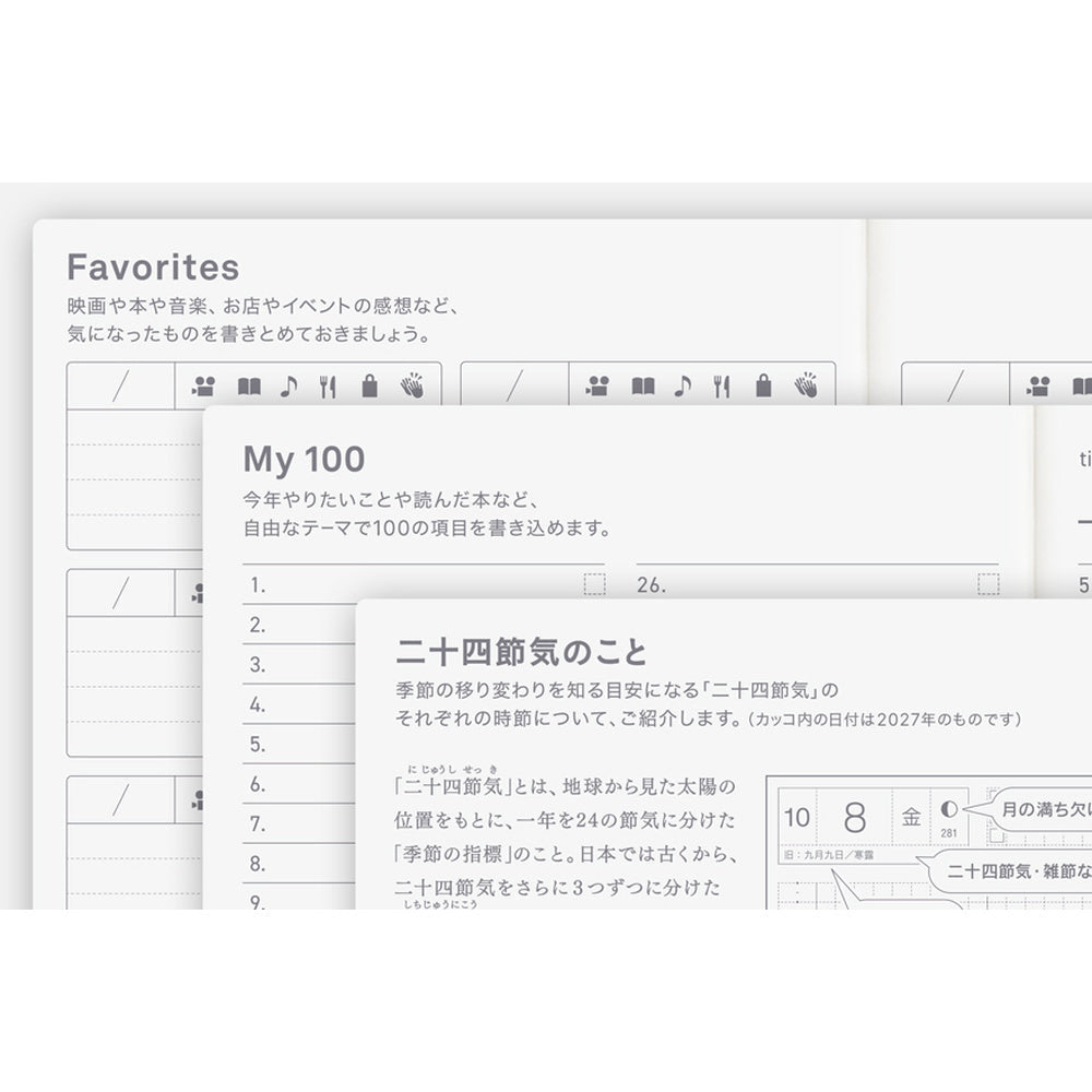 Hobonichi Techo A6 Japanese Day-Free Book