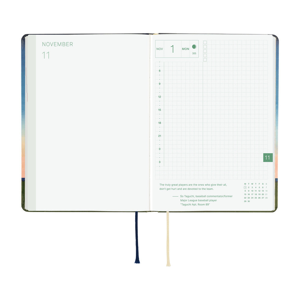 Hobonichi A6 Hon - Hiroko Kubota: String Telephone Until the Moon is Full