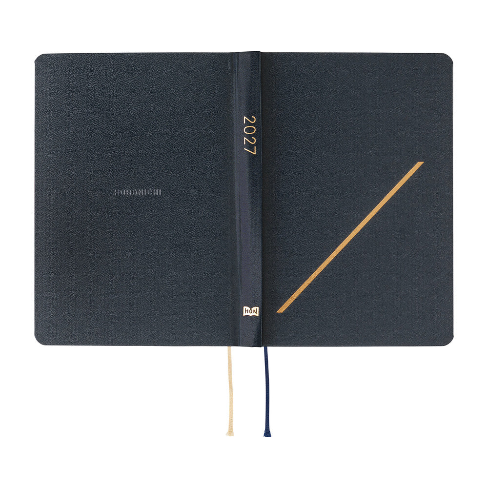 Hobonichi A6 Hon - Slash (Navy)