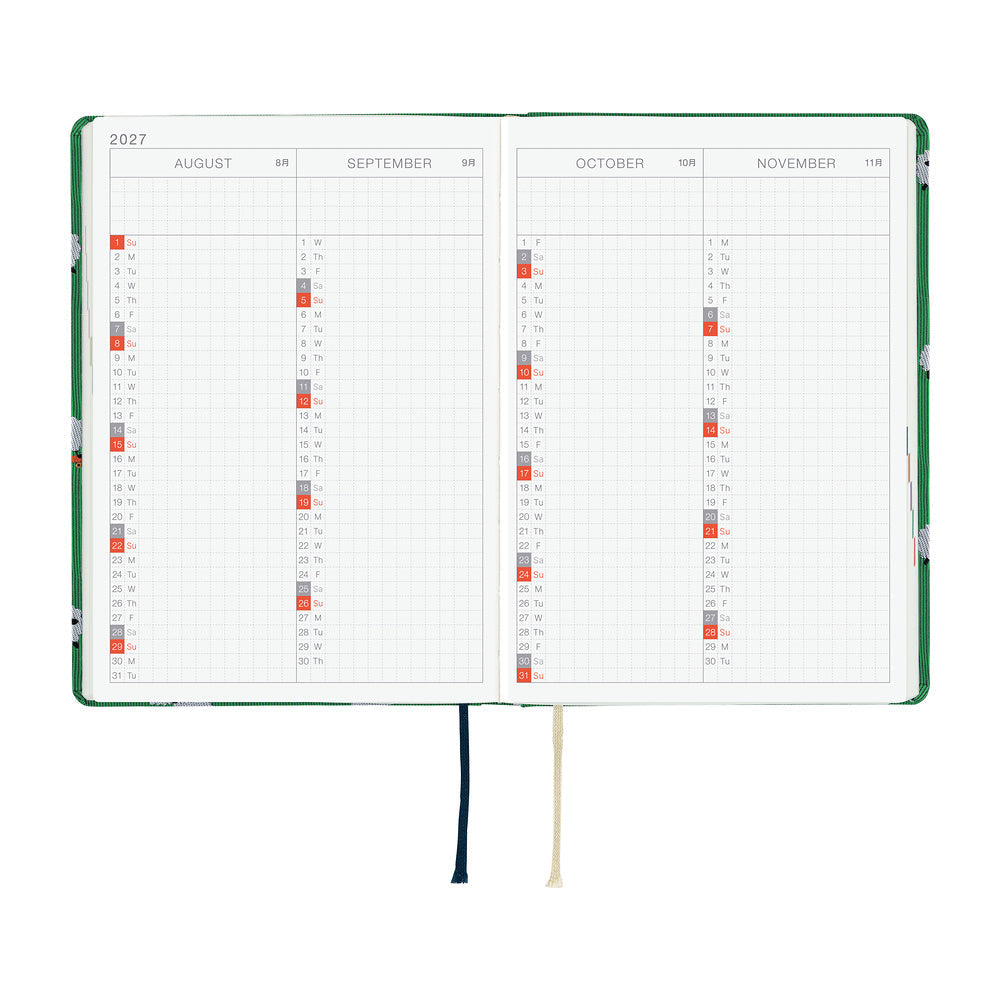 Hobonichi A6 Hon - Bow & Tie: Sheep Sheep Sheep