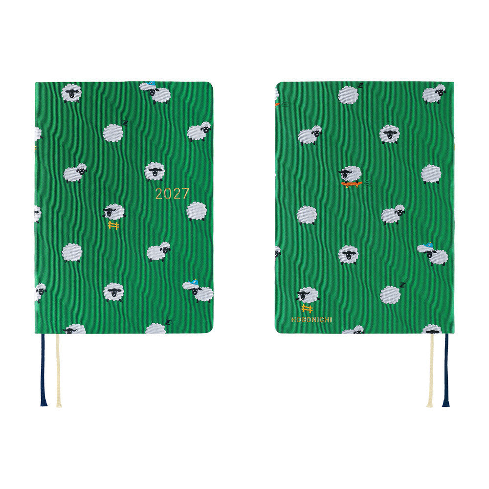 Hobonichi A6 Hon - Bow & Tie: Sheep Sheep Sheep
