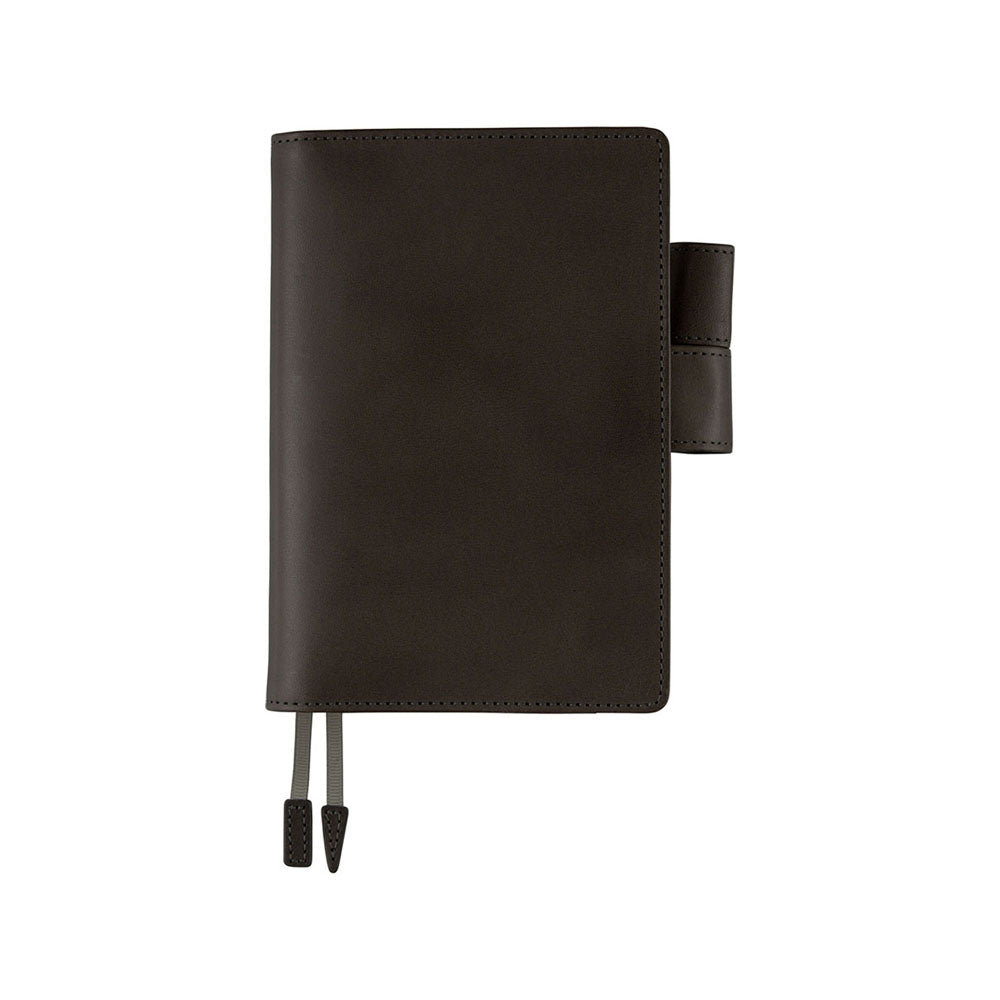 Hobonichi Techo A6 Original Planner Cover - Leather: TS Basic - Black